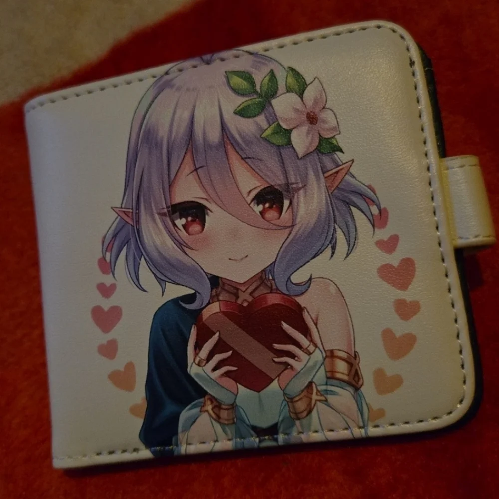New princess connect re dive anime manga leather wallet